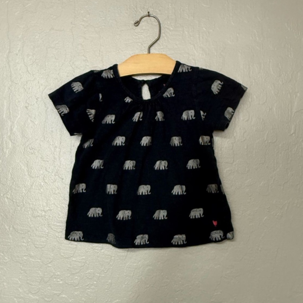 $18 ADD ON pink chicken short sleeve hanna andersson tea collection mini boden